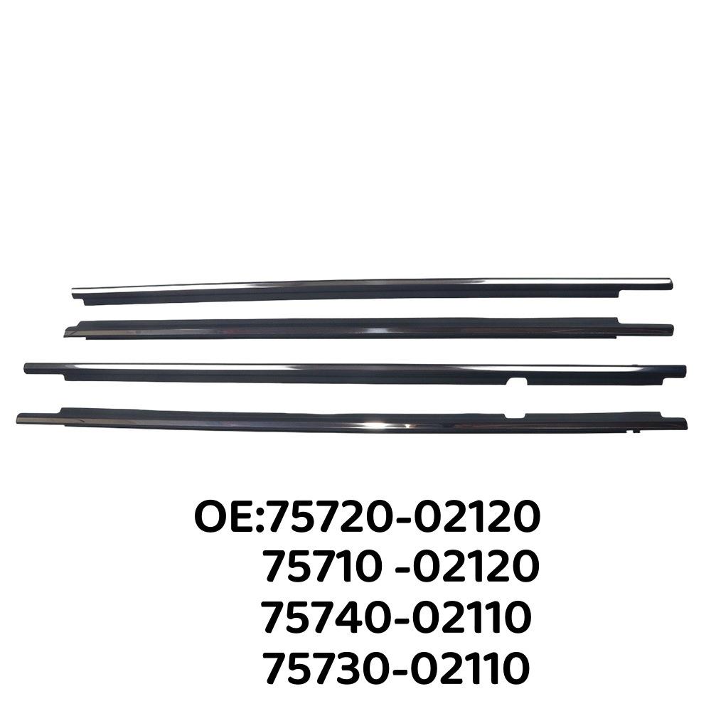 Звукоизоляционный уплотнитель для окон автомобиля 2003 Corolla-Altis, наружный 75720-02120 75710-02120 75740-02110 75730-02110