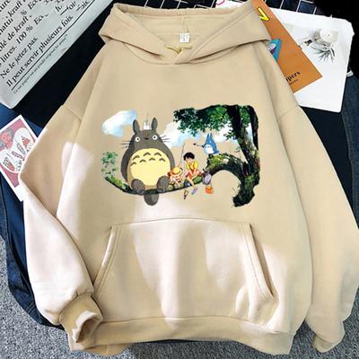 Japanese Anime Totoro Hoodie Unisex Fashion Hoodie Women Sweats Spirited Away Hoodies Boy Coats Graphics Unisex's Hoodie Sweatshirt