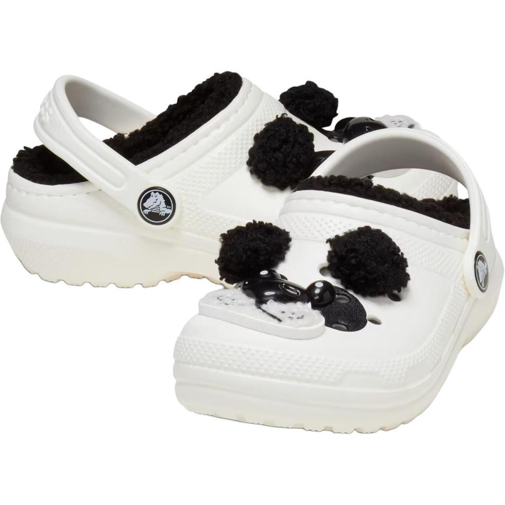 Crocs Anatomical I Am Panda Bear Fashion Comfortable Non-Slip Durable Low-Top Sandals Kids sandals Black White 210400-0WX