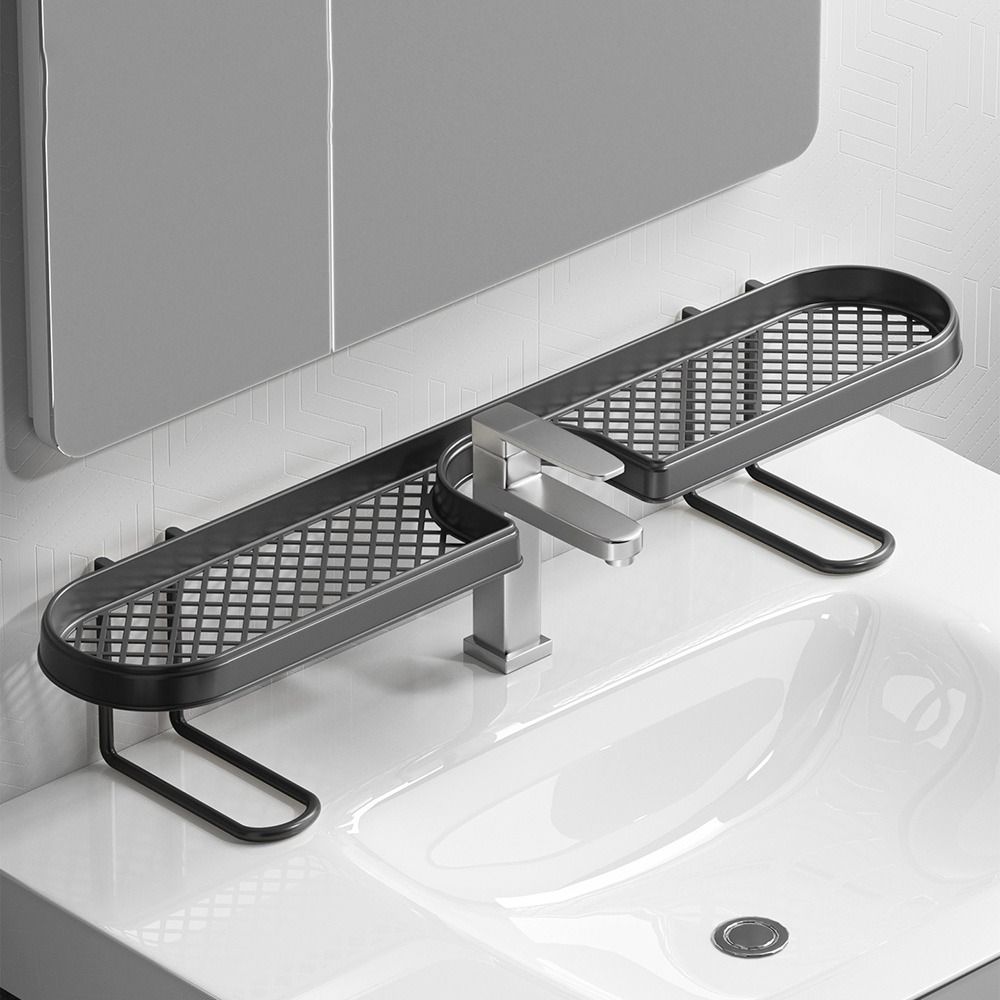 Grid Sink Storage Rack U-shaped Kitchen Sink Shelf New Cosmetic Storage Holder