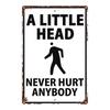 Metal Wall Sign Decorative Metal Plaque for Home Office Garden