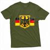 GerUnisex Flag Eagle Emblem Unisex TShirt Cotton Summer Tee Short Sleeve Casual Fashion Tops National Pride Gift Apparel Unisex Clothing