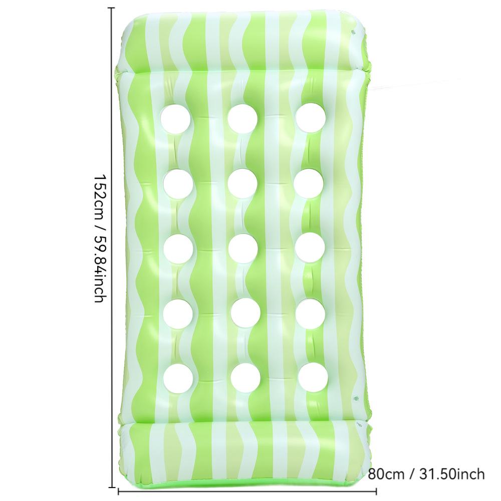 New Style Daisy Stripe Inflatable Pool Float Lounger