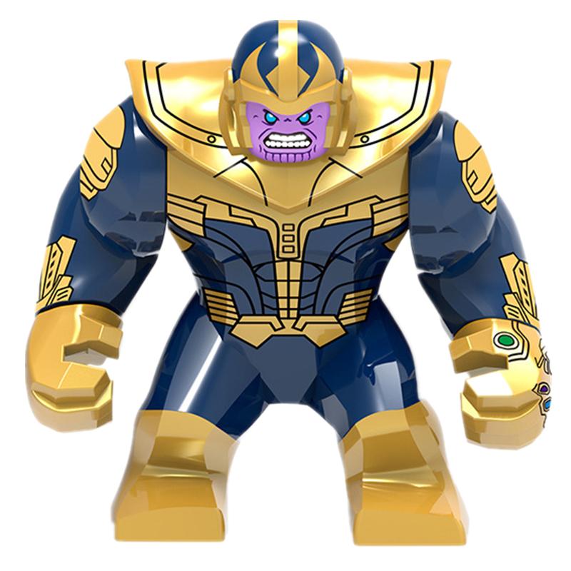 Big Goblin Models Marvel Avengers Venom Spider Steel Captain Hulk Thanos Buster Building Blocks Figures Toys Boy Christmas