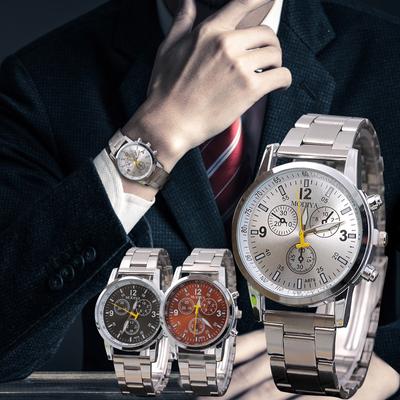Men Luxury Watches Quartz Watch Stainless Steel Strap Casual Bracele Watch