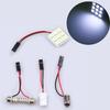 Festoon T10 BA9S LED Panel Dome Lights Car Auto Vehicle Interior Reading Light White Roof Dome Lamp 5050 6/9/12/15/24SMD