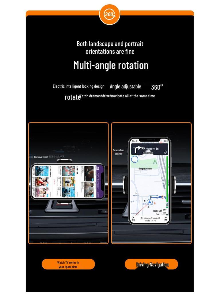 Illuminated Car Logo Phone Holder for Changan Models: Eado, Oshan, CS75 & More