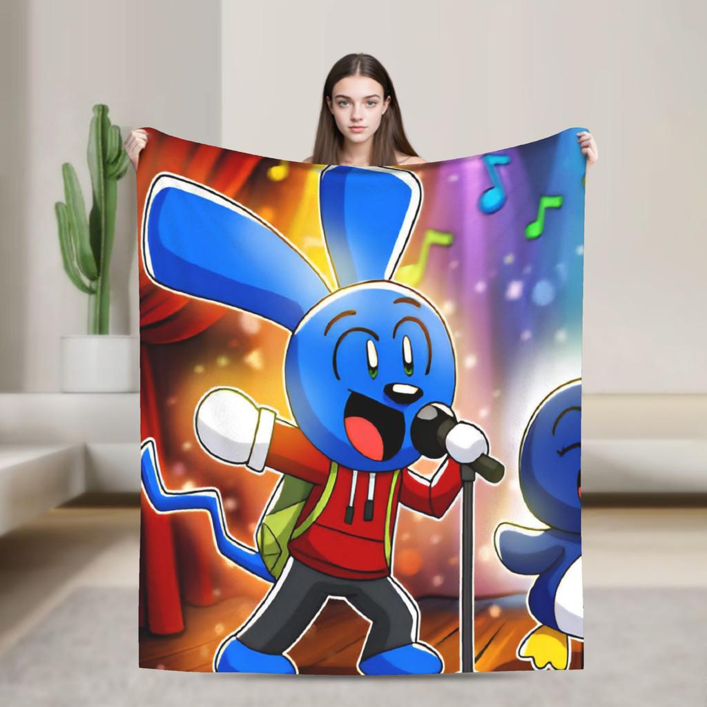 Toon Turf Blankets Velvet Multifunction Ultra-Soft Throw Blankets for Bed Quilt