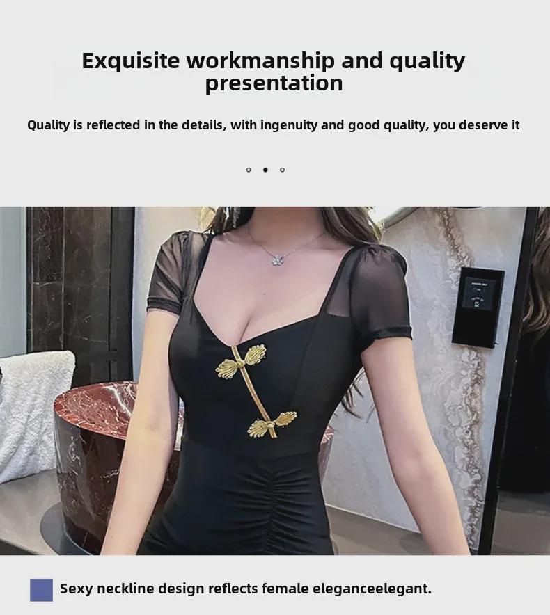 2025 Spring/Summer Sexy Retro Cheongsam: High-End Slit Style