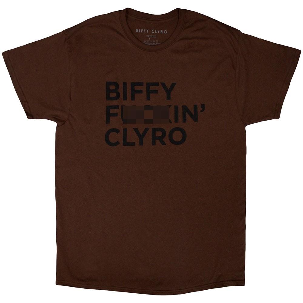 Biffy Clyro Biffy Черт возьми Clyro (Без цензуры) Официальная мужская футболка Мужская- XXXL