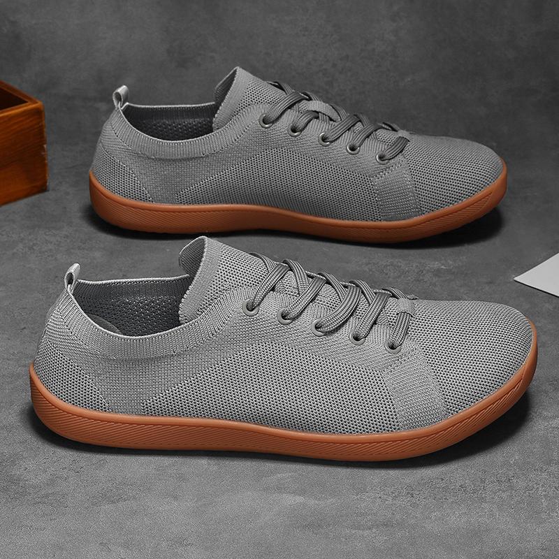 Flache Herrenschuhe Sommer Atmungsaktive Casual Sneakers Für Männer Neue Mesh Bequeme Weiße Wanderschuhe Vulkanisierte Sneakers Schuhe Damen