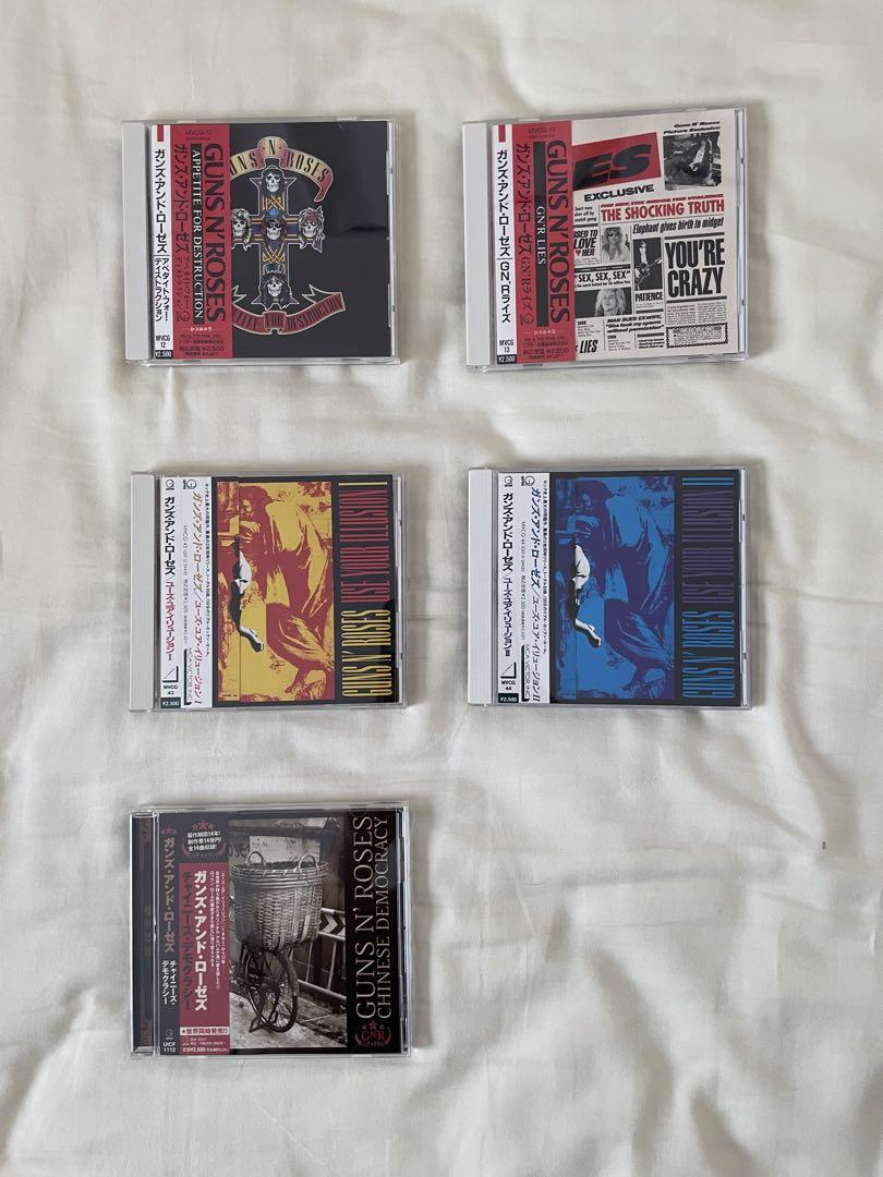 

[USED] Guns N Roses GUNS N ROSES Japanese Edition 5 Album Set