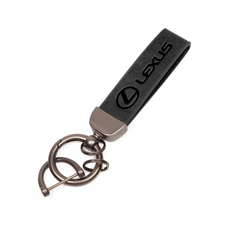 

Car Vintage Leather Keychain Ring Zinc Alloy Key Chain Valve Cap For Lexus ES LM GS IS NX RX LX RZ CT IS250 IS430 RX300 ES300H