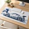 Mauspad Auto Blaue Wellen Gamer printon demand Benutzerdefiniertes HD-Mauspad XXL Spielmatte Natürlicher Gummi Teppich Bürozubehör Mauspads
