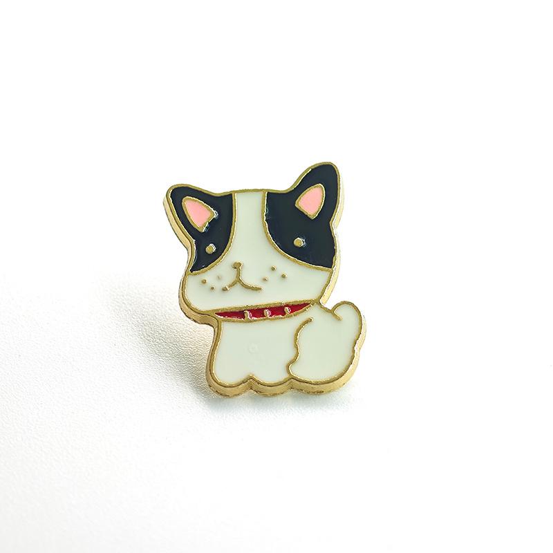 Cute Cartoon Metal Brooch - Trendy Fashion Accessory