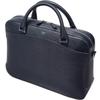 Pelle Morbida Briefcase Genuine Leather Capitano Embossed Leather Navy PMO-CA201 Men's PM-CA201-NV