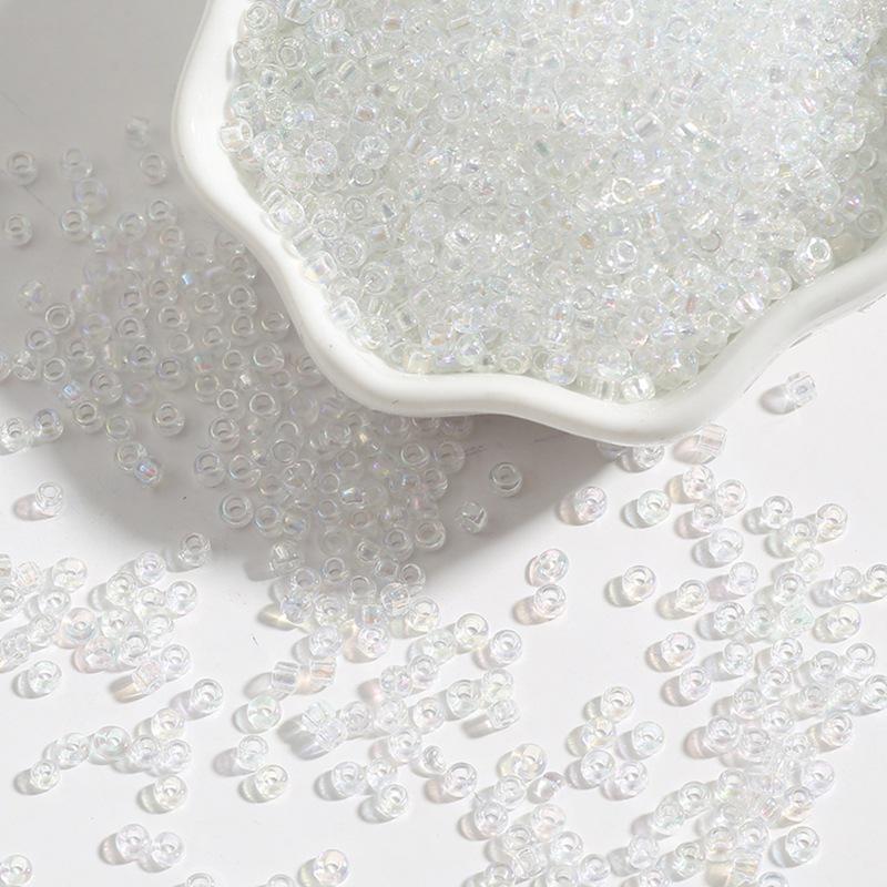 DIY Beaded Hairpin & Jewelry Accessories: Handmade Cross Stitch, Glass Seed Beads, Plated Seed Beads for Wedding Dresses & Bags.