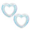 2 Pcs Iridescent 4D Balloons Large Holographic Foil Balloon Rainbow Mylar Aluminum Balloon for Birthday Wedding Baby Shower Party Decoration