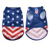American Independence Day Breathable Dog Vest with National Flag Print