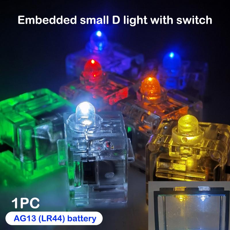 Aquarium Mini Fish Tank Reptile Pet Led Light Box Stackable Aquarium Cylinder Landscape Seaweed For Home Office Decoration