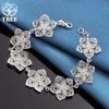 925 Sterling Silver Seven Flowers Bracelet Jewelry