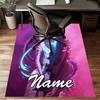 Custom KPop Demon Hunters Mat Personalized Name, Polyester Washable Indoor Entryway Rug, Gift for Christmas, Easter, Thanksgiving Day