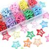30 Stück/Los Pünktchen Stern Haarspangen Bunt Y2K BB Haarnadeln Metall Druckknopf für Schmuckherstellung Niedliche Spangen Haaraccessoires