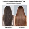 Mini Portable Hair Straightening Comb 2 in 1 Straight Curling Anti Frizz Easy to Carry Travel Friendly Hair Styling Accessory