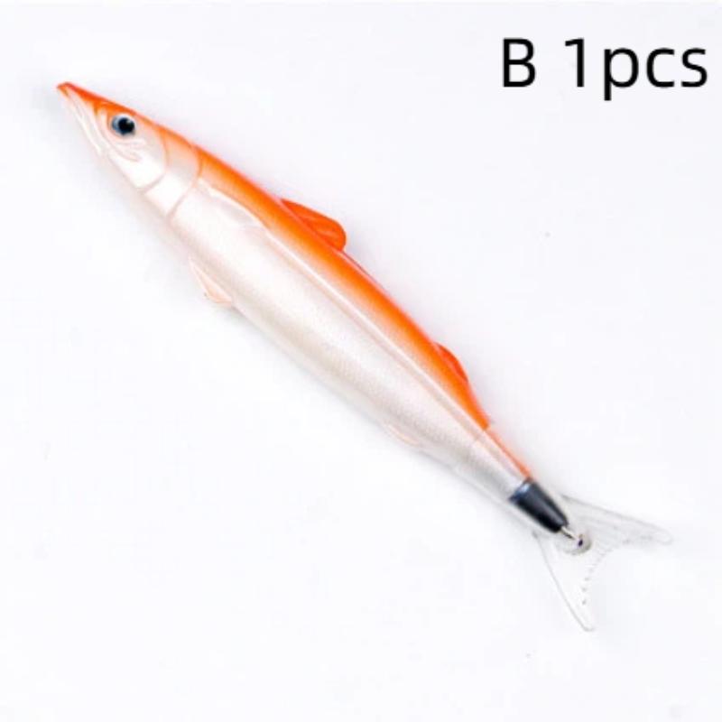 [TG835]1/3/5Pcs Fun Realistic Fish Shaped Gel Pen Smooth Writing Office Students Stationery Gift School Supplies