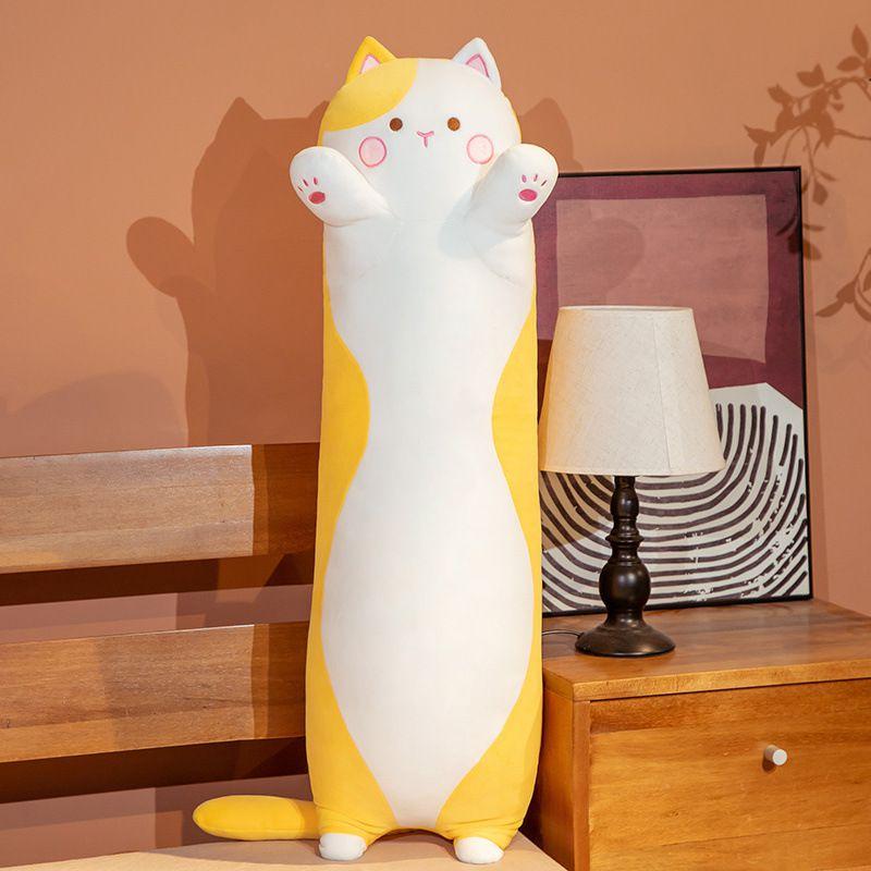 Bigger Fuller Cartoon Cat Plush Pillow Toy For Complete Envelopment 35in-51in