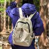 Fashionable Simple Nylon Cloth Women's Large Capacity Lightweight Travel Schoolbag Niche Casual Drawstring Backpack Backpack