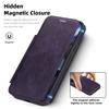 Stand Wireless Charging Flip Purse Case for For Iphone Air 17 Promax 16 Plus 15 14 Pro Max 13 PM 12 Magnetic Leather Case Cards Slot