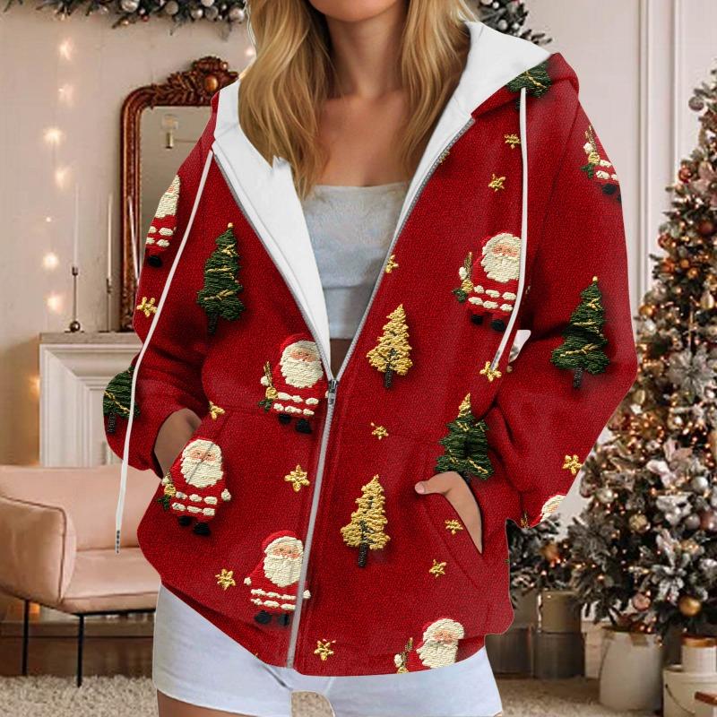 Women's Zip Up Hoodie, Spring Autumn Daily Casual Versatile