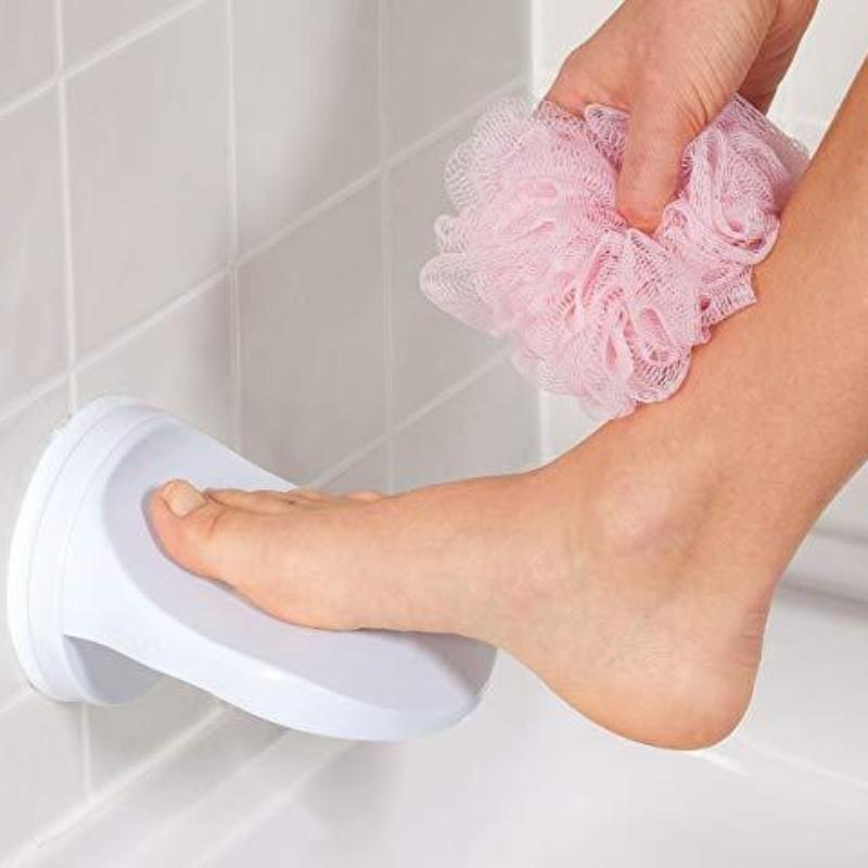 1 Stuk Badkamer Zuignap Voetensteun Met Antislip Oppervlak Sterke Grip Voor Douche Been Scheren Gebruik