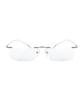 Hangeul [Blue Light Blocking] Titan Square Rimless Edge Gold
