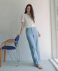 Roem Cool Lightweight Crop Wide Denim Pants Rmtjg37R17