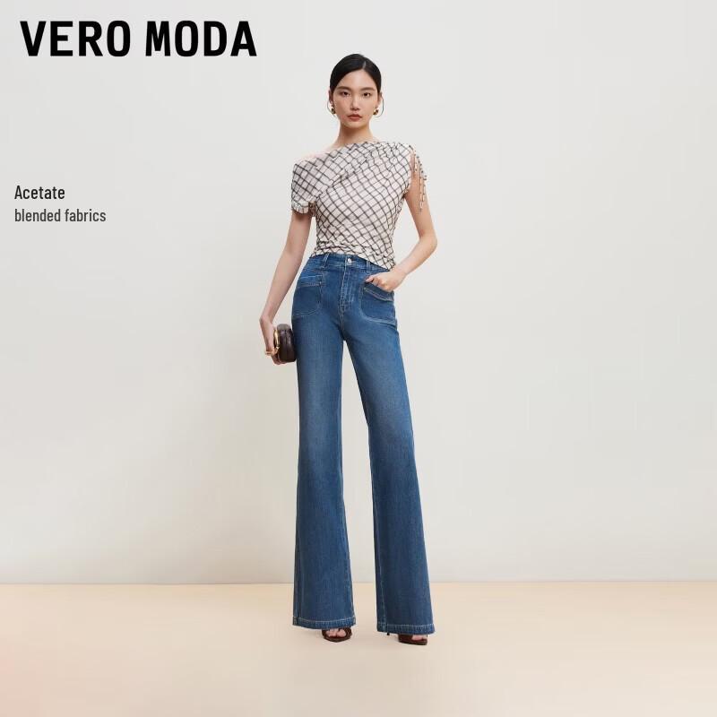 VEROMODA Women s Heart-Yoke Flared Jeans XXL