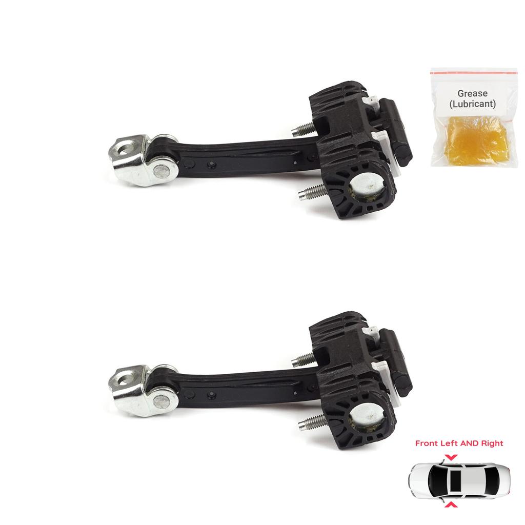 BDP759-1 2 stycken Framvänster OCH Höger Dörrstoppare Gångjärnsbroms StoppkontrollRem Begränsare för Peugeot 407 6E 6D 2004-2011 4/5 Dörr 9181J0