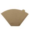 100 Pcs with Handle Cone Coffee Filter Paper Disposable Coffee Dripper Coffee Maker Paper  Travel