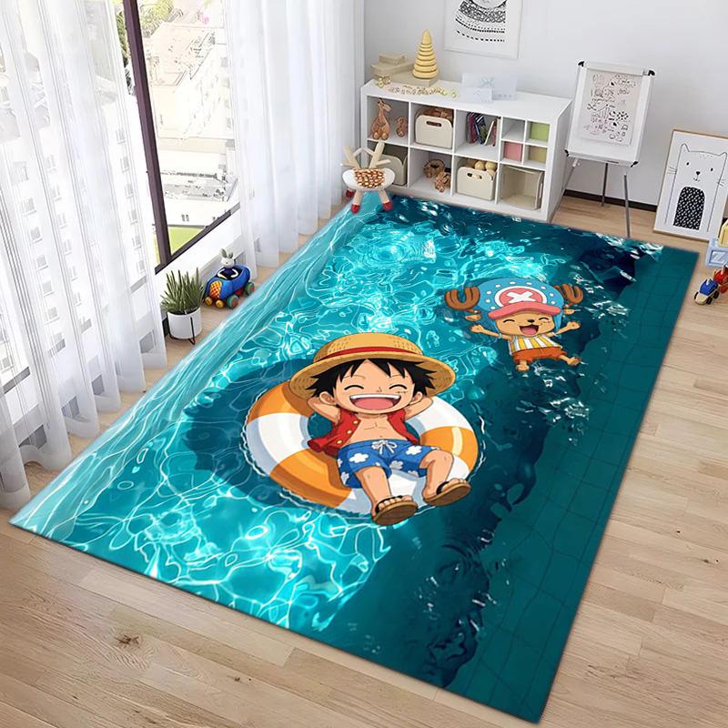 Starring the Japanese cartoon ONE PIECE Monkey D. Luffy carpet is suitable for living room and bedroom doormats office balcony decorative carpet V21
