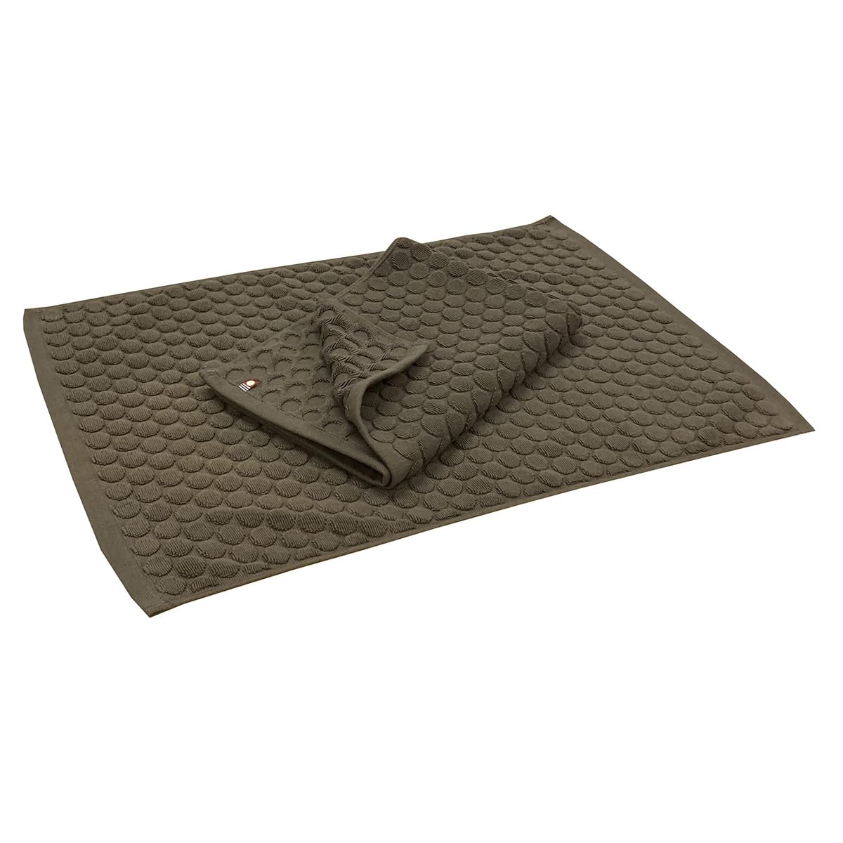

Imabari Towel Bath Set of Dark Polka Dot Terry for Wiping Bath Bathroom dotbm2 Mats, 2, Gray, Pattern, 45x65cm, 100% Cotton, Absorbent, Quick-Drying,