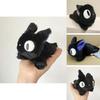 Adorable Japanese Anime Kiki Delivery Service Jiji Black Cat Plush Stuffed Doll Toy For Kids And Collectors