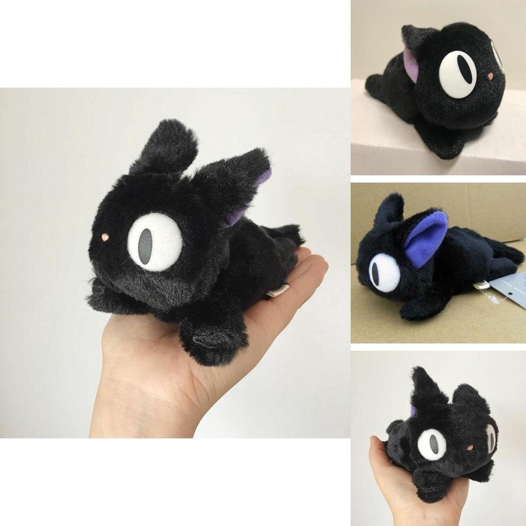 Adorable Japanese Anime Kiki Delivery Service Jiji Black Cat Plush Stuffed Doll Toy For Kids And Collectors