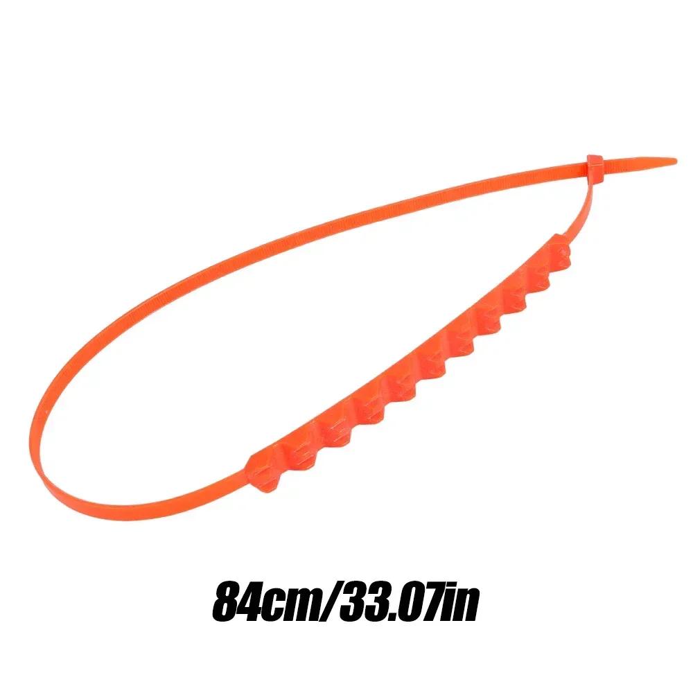 

Автомобильные шины противоскользящие снежные цепи безопасности новые трехзубые для небольших транспортных средств шины противоскользящие аварийные цепи безопасности хомут для шин 14-24 дюймов