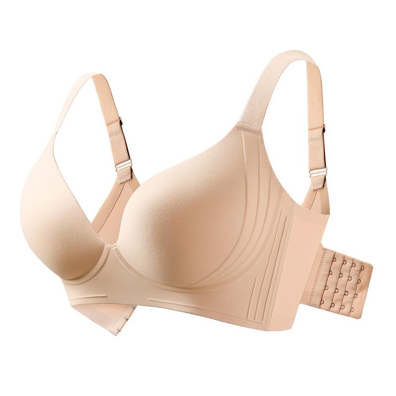 Seamless Bra Women's Lace-holding Underwear Gathering Bra Large-sized Thin Bra Push Up Bra