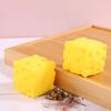 Square Cheese Squishy Toy Slow Rebound Push Stress Relief Sensory Toys Cheese Stress Balls Fidget Toys Cheese Squeeze Fidget Toy
