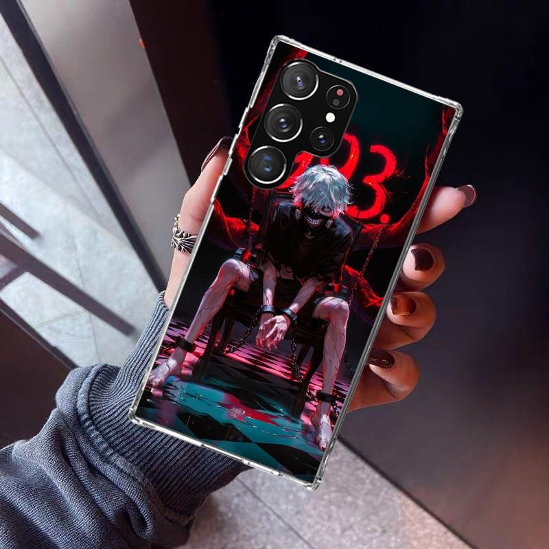 G-Ghoul Tokyo Kaneki Ken Phone Case For Samsung Galaxy S26 S25 Edge S24 S23 Ultra S22 Plus S21 S20 FE Soft TPU Back Cover Funda