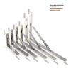 Stainless Steel Triangular Shelf Brackets