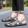 New Men's Summer Lightweight, Breathable, Non Slip Casual Sandals Fashion Men's Outdoor Beach Handmade Plus Size Sandals