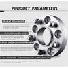 Espaçadores de Roda Embers PCD 5x115 CB 71.6 M14x1.5 Para Chrysler 300 300C SRT8 Dodge Challenger Kia Amanit Adaptador de Roda 1 Peça Bicos de Pneu 1